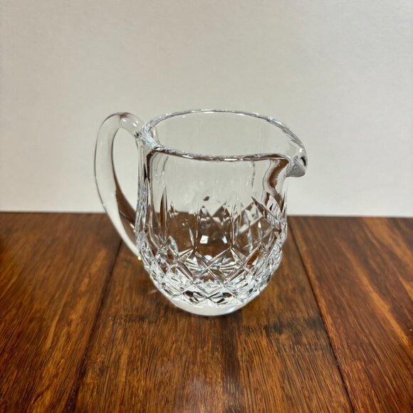 Waterford Crystal Mini Creamer Jug 3" Lismore Pour Spout and Handle Marked - Picture 6 of 9